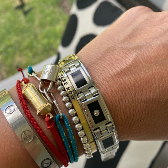 Men's Stainless Steel Diamond Bracelet 1/8 ct. t.w - Picture 2 of 14